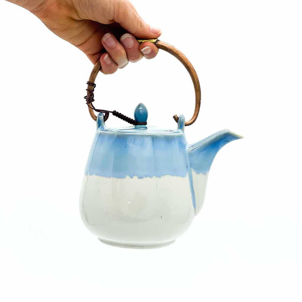 Hansel Ceramic Teapot, Multiple Glazes