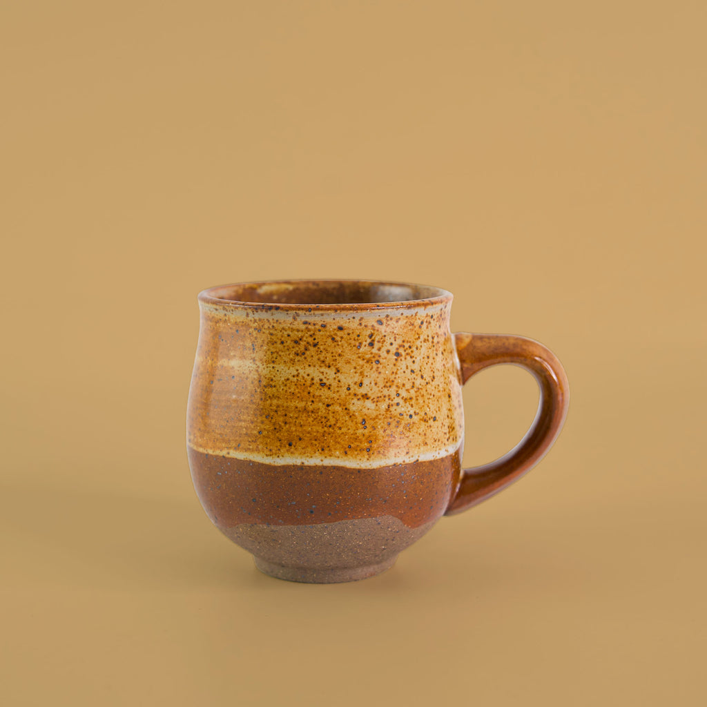 Small Belly Mug with Maple Glaze