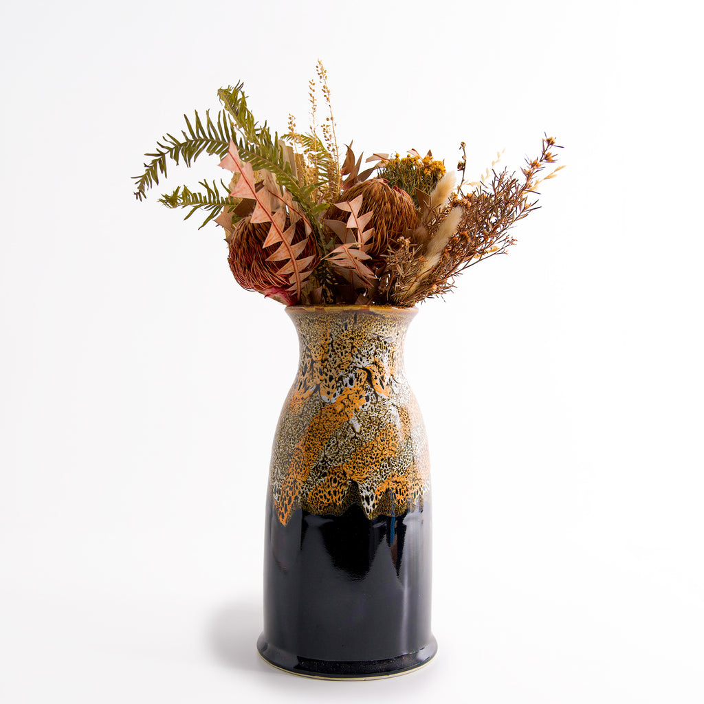 Animal print large vase